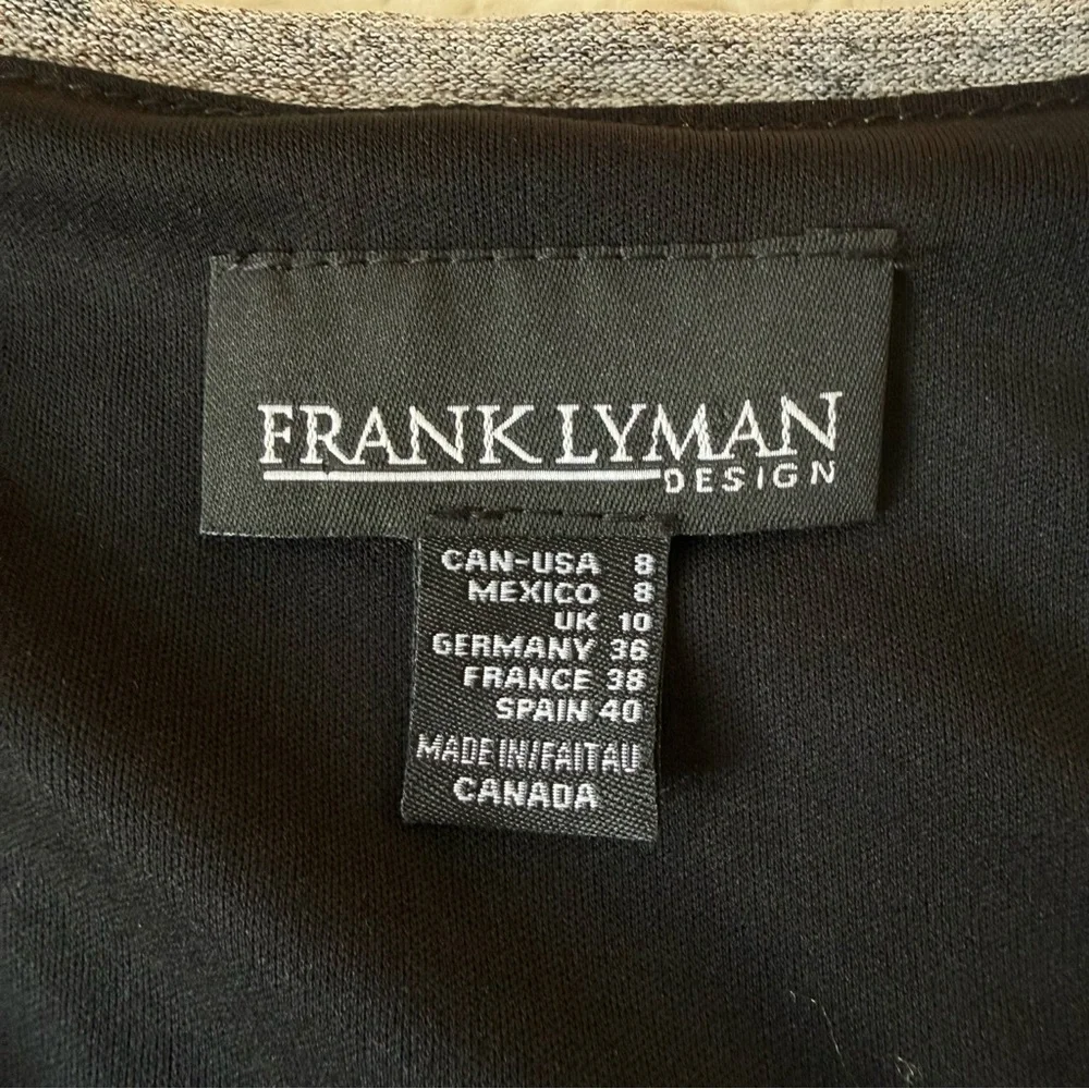 VTG 90s Y2K Frank Lyman Patchwork Asymmetrical Flare Dress US8 Boho Whimsigoth - Picture 6 of 7